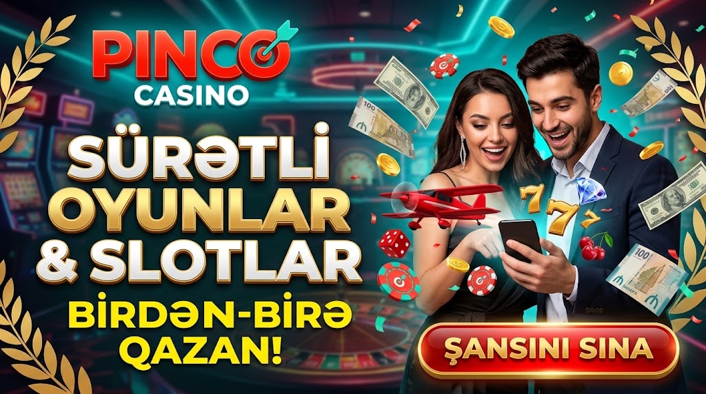 Pinco casino oyun seçimi görüntüsü
